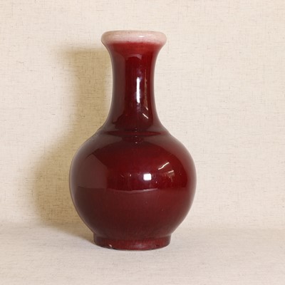 Lot 55 - A Chinese sang-de-boeuf vase