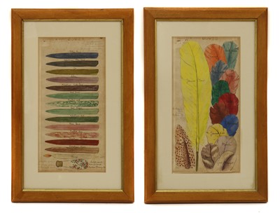 Lot 398 - A pair of French colour charts