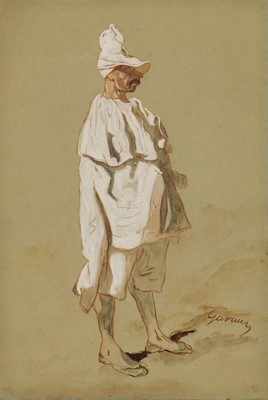 Lot 361 - Paul Gavarni aka Sulpice Guillaume Chevalier (French, 1804-1866)