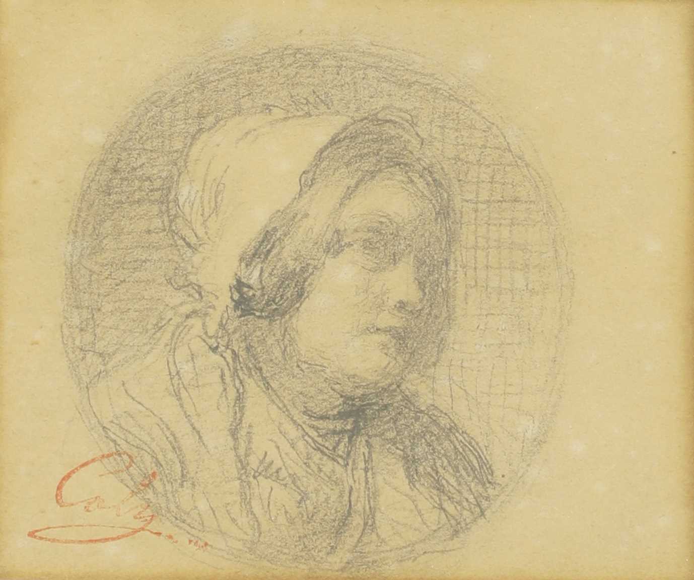 Lot 107 - Adolphe-Félix Cals (French, 1810-1880)