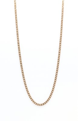 Lot 171 - A 9ct gold curb link chain