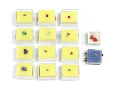 Lot 236 - A collection of unmounted gemstones