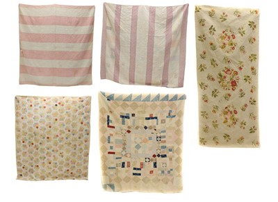 Lot 443A - Two patchwork quilts