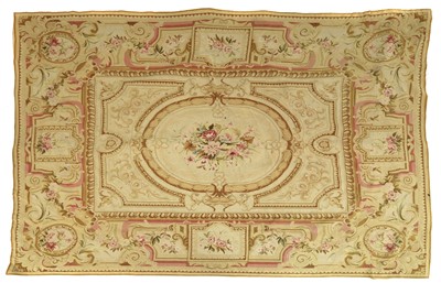 Lot 318 - A French Aubusson style rug