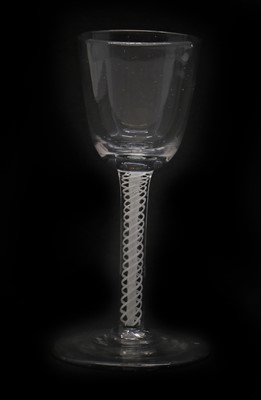 Lot 122 - An 18th century wine glass
