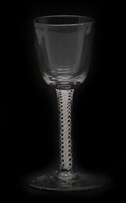 Lot 122 - An 18th century wine glass