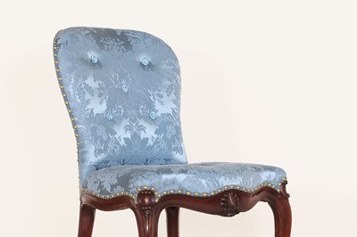 Lot A George III mahogany side chair attributed to Thomas Chippendale