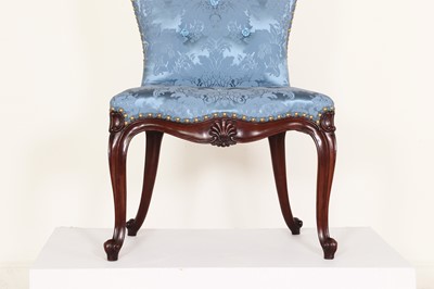 Lot A George III mahogany side chair attributed to Thomas Chippendale