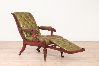 Lot 97 - A Regency reclining library armchair by Robert Daws