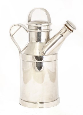 Lot 174 - An American Art Deco silver-plated cocktail shaker