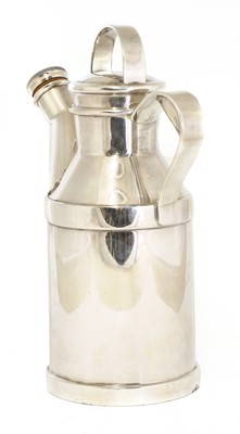 Lot 174 - An American Art Deco silver-plated cocktail shaker