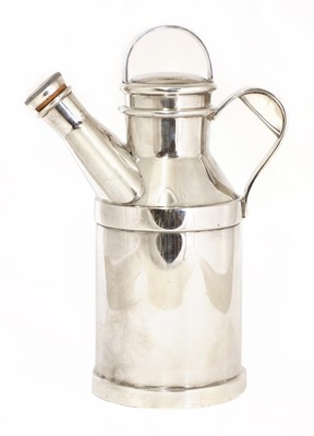 Lot 174 - An American Art Deco silver-plated cocktail shaker