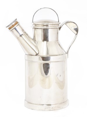 Lot 175 - An American Art Deco silver-plated cocktail shaker