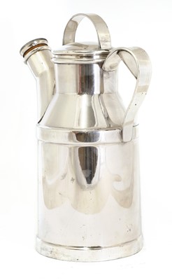 Lot 175 - An American Art Deco silver-plated cocktail shaker