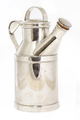 Lot 175 - An American Art Deco silver-plated cocktail shaker