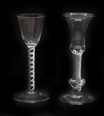 Lot 119 - An 18th century wine glass