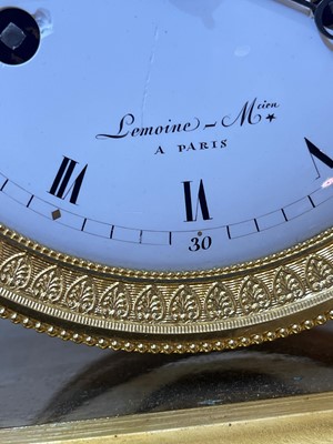 Lot 279 - An Empire ormolu clock