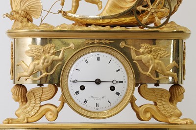 Lot 279 - An Empire ormolu clock