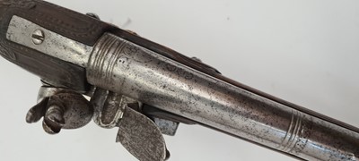Lot 86 - A Turkish flintlock holster pistol