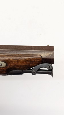 Lot 89 - A cased pair of 40 bore percussion belt pistols by Thompson, Edinburgh