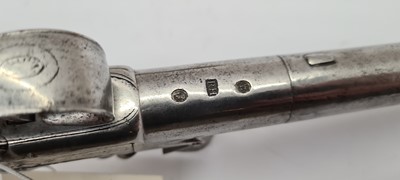 Lot 80 - A pair of flintlock boxlock cannon barrelled pistols by M Collins, Dublin