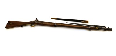 Lot 60 - An Enfield two band percussion musket