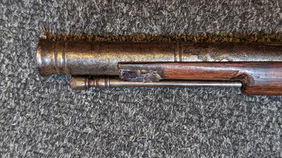 Lot 62 - A 36 bore Indian Matchlock Torador rifle
