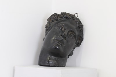 Lot 270 - A painted plaster mask