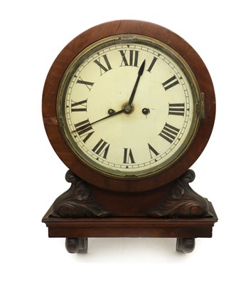 Lot 171 - A small Scottish bracket clock