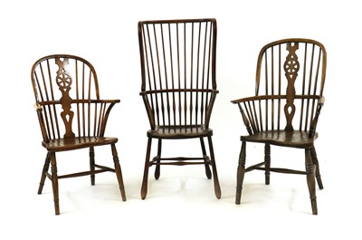 Lot 338 - A Liberty & Co style stick-back Windsor chair