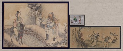 Lot 154 - A Chinese gouache painting