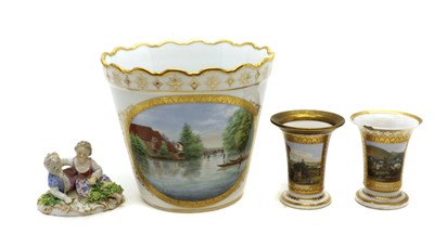 Lot 79 - A pair of Royal Worcester porcelain vases