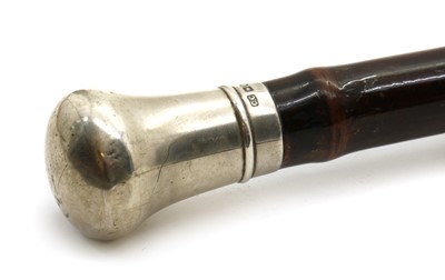 Lot 140 - A silver mounted sword cane by T. Brigg & Sons