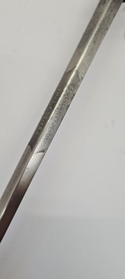 Lot 140 - A silver mounted sword cane by T. Brigg & Sons