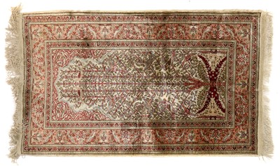 Lot 320 - A Turkish silk Hereke rug