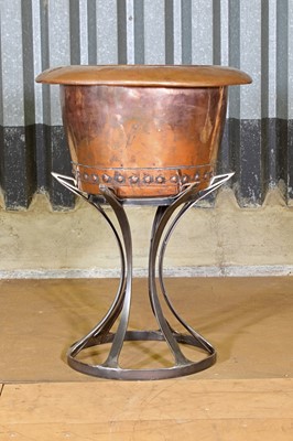 Lot 22 - A copper copper wine cooler