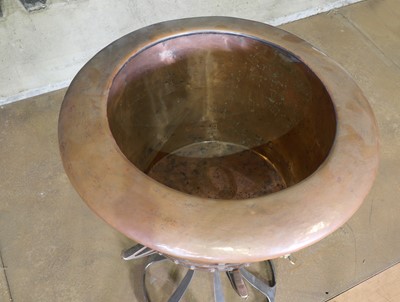Lot 22 - A copper copper wine cooler