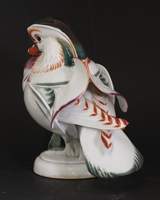 Lot 223 - A Meissen porcelain mandarin duck