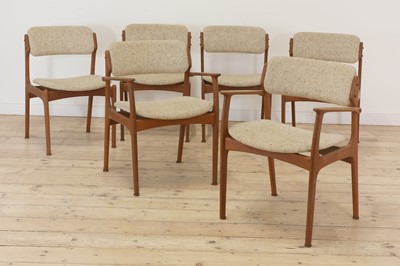 Lot 350 - A set of six 'Model 49' and 'Model 50' chairs