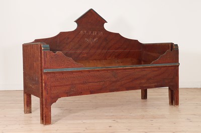 Lot 356 - A pull-out sofa or cot bed