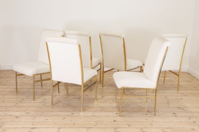 Lot 477 - A set of six Pierre Cardin dining chairs