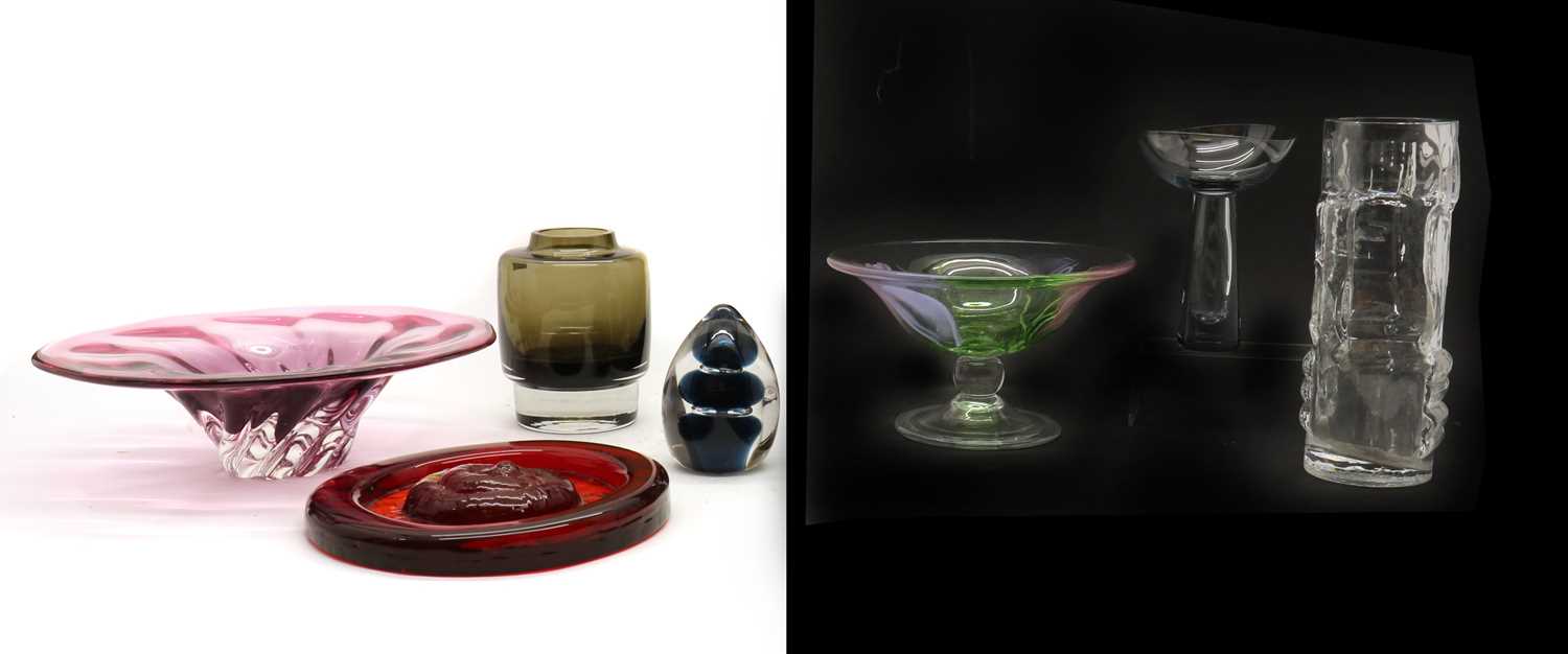 Lot 108 A Kosta Boda glass vase