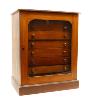 Lot 270 - A Victorian mahogany entomologists cabinet