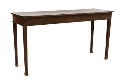 Lot 380 - A mahogany hall table