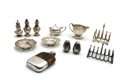Lot 6 - A collection of silver items