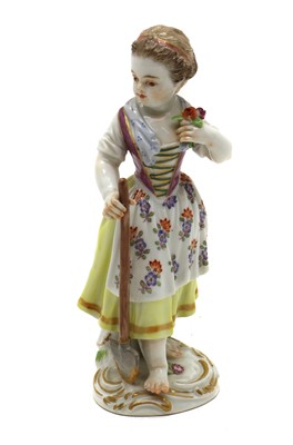 Lot 44 - A Meissen porcelain figure