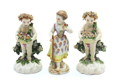 Lot 241 - A Meissen porcelain figure