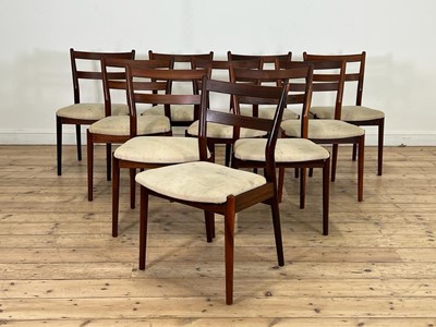 Lot 332 - A set of ten Danish 'Model 460' rosewood dining chairs