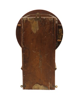 Lot 287 - A mahogany wall clock