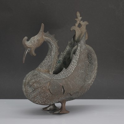 Lot 168 - A Kashmiri bronze dragon